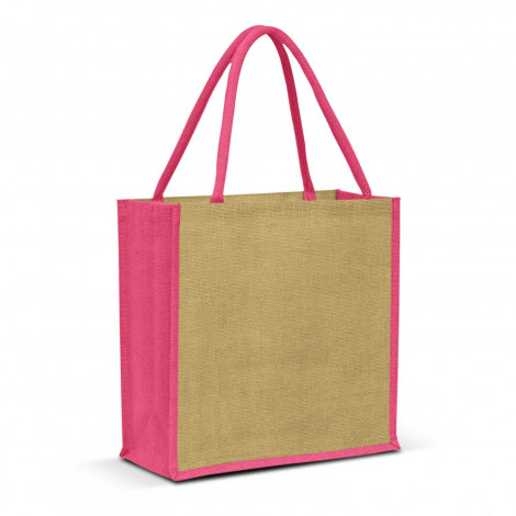 Monza Jute Tote Bag - Image 7