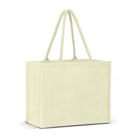 Torino Jute Tote Bag - Colour Match - Image 4