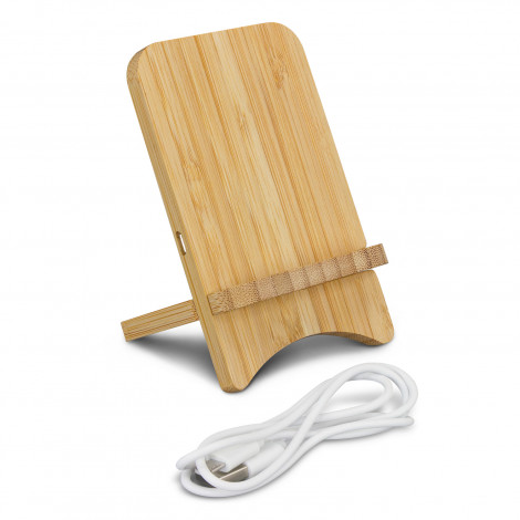 Bamboo Wireless Charging Stand - Image 4