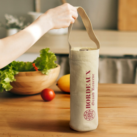 Cotton Wine Tote Bag - Image 4