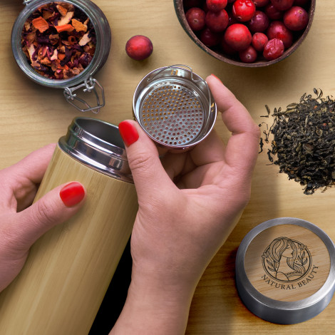 NATURA Bamboo Vacuum Bottle - Image 7