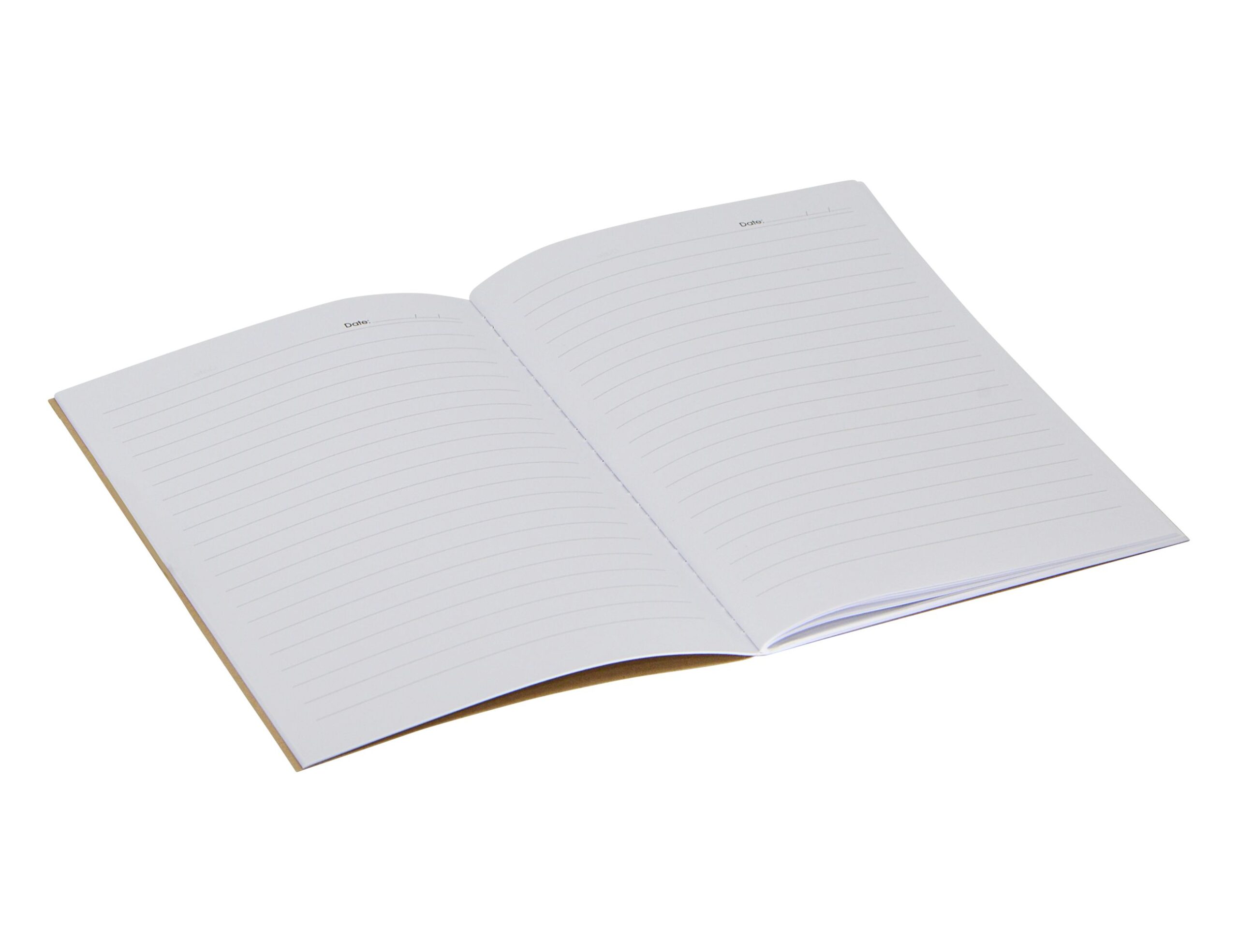 Kraft A5 Notebook, Ruled - Image 3