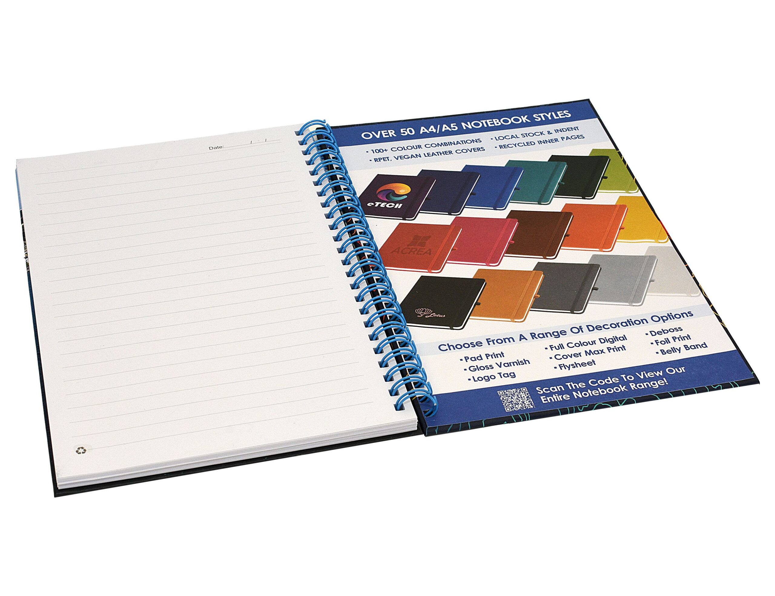 Designa Wiro A5 Side Bound Notebook - Image 4