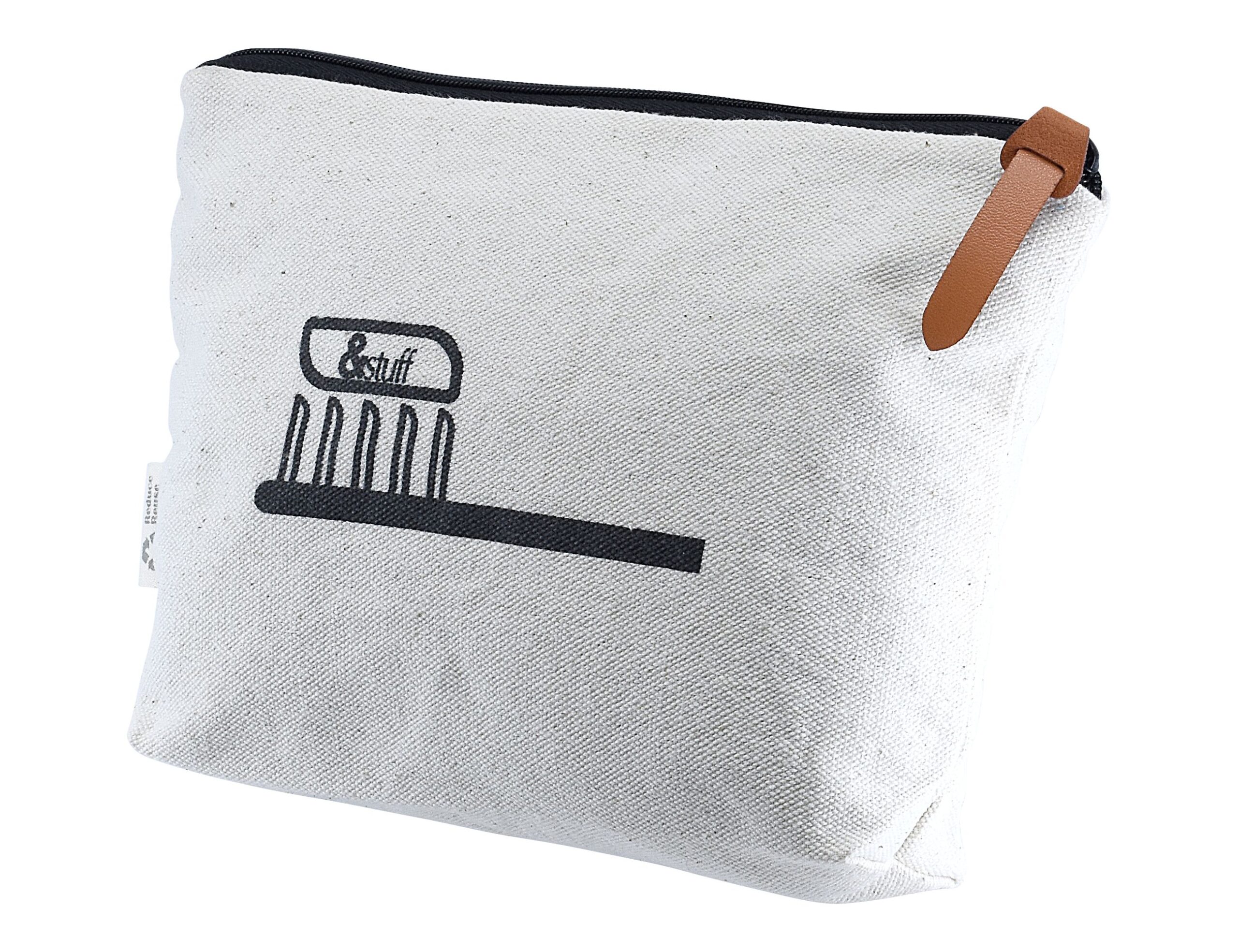 Calico Toiletry/Makeup Bag 14.5cmx22.5cm - Image 4