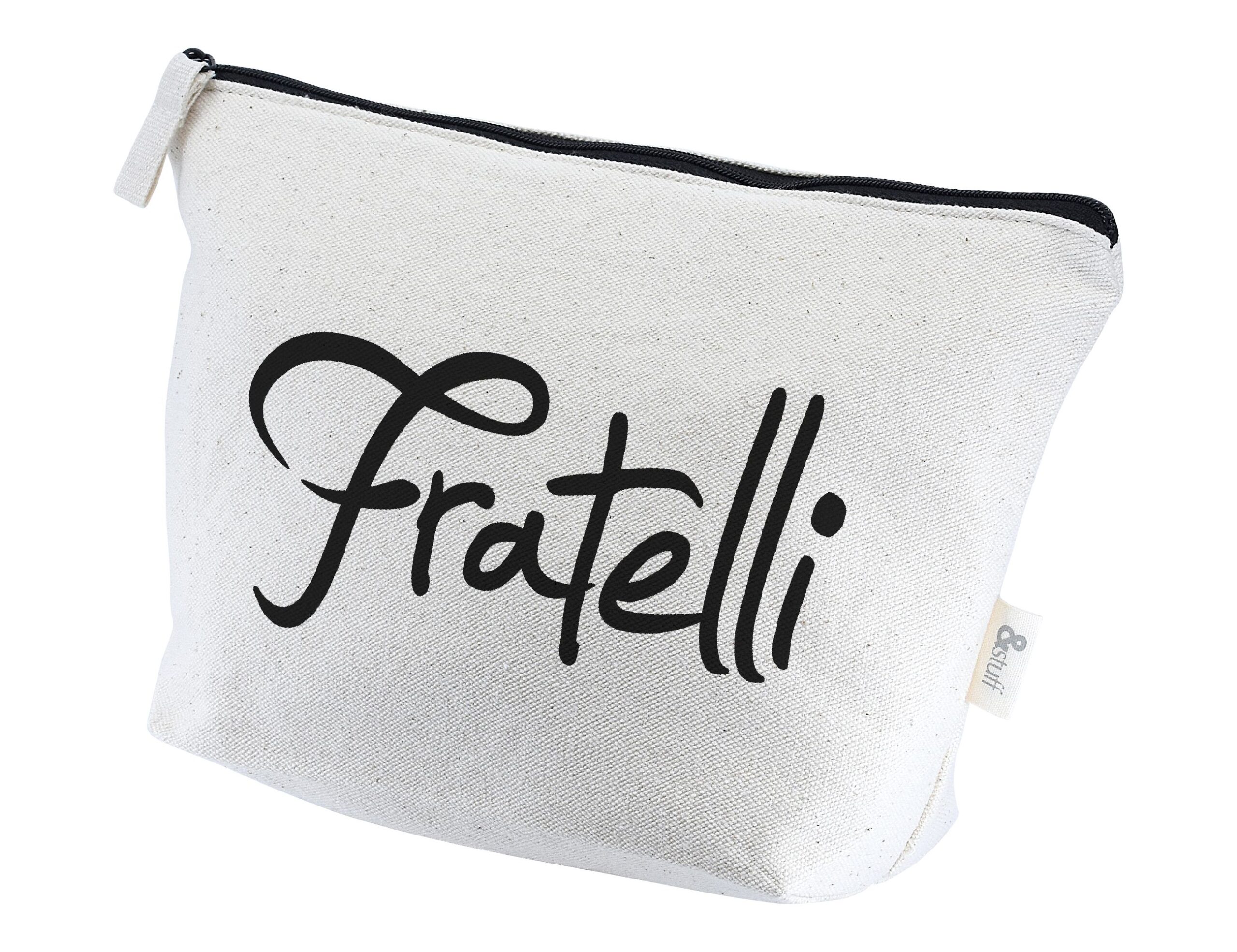 Calico Toiletry/Makeup Bag 17x27x8.5cm - Image 8