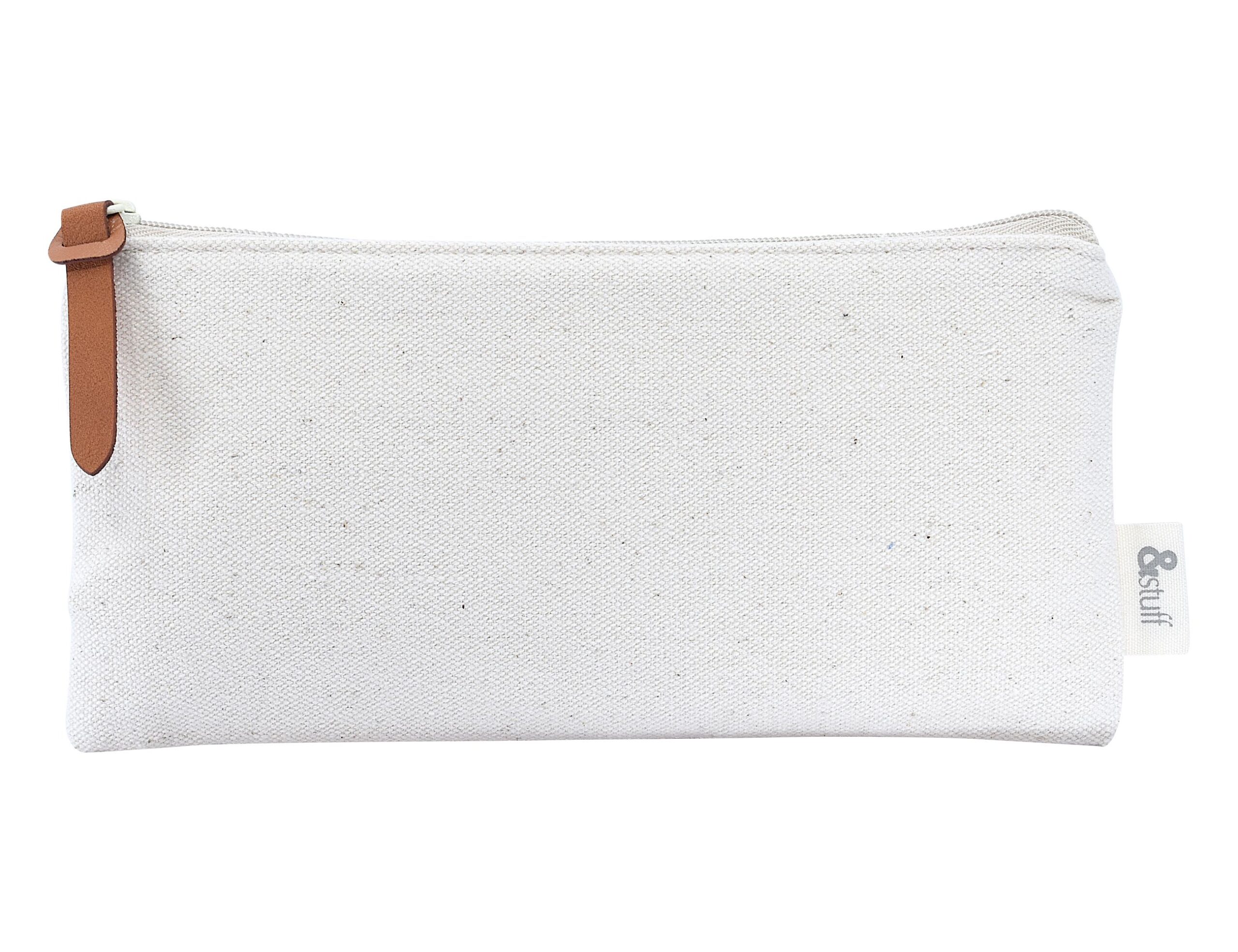 Calico Travel Pouch 12.5cm x 24.5cm - Image 7